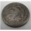 Image 2 : 1873 ARROWS AT DATE SEATED QUARTER- AG