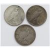 Image 2 : 3 - CIRC OR BETTER SILVER DOLLARS;