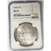 Image 1 : 1878-S Morgan Silver Dollar $1 NGC MS62
