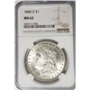 Image 1 : 1888-O Morgan Silver Dollar $1 NGC MS63