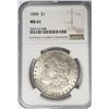 Image 1 : 1890-P Morgan Silver Dollar $1 NGC MS61
