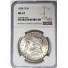 Image 1 : 1898-O Morgan Silver Dollar $1 NGC MS63