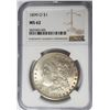 Image 1 : 1899-O Morgan Silver Dollar $1 NGC MS62