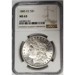 1885 CC Carson City Morgan Dollar NGC MS63