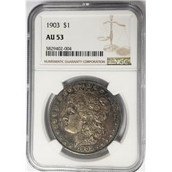 1903-P Morgan Silver Dollar $1 NGC AU53