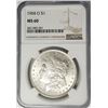 Image 1 : 1904-O Morgan Silver Dollar $1 NGC MS60