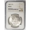 Image 1 : 1885-O Morgan Silver Dollar $1 NGC MS62