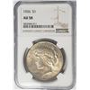 Image 1 : 1926-P Peace Dollar $1 NGC AU58