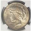Image 2 : 1926-P Peace Dollar $1 NGC AU58
