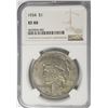 Image 1 : 1934-P Peace Dollar $1 NGC XF40