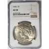 Image 1 : 1935-P Peace Dollar $1 NGC AU58