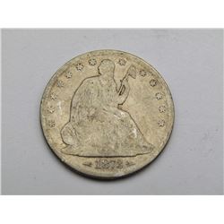 1873 SEATED HALF DOLLAR