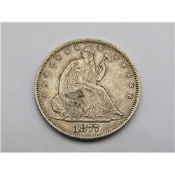 1877 SEATED HALF DOLLAR