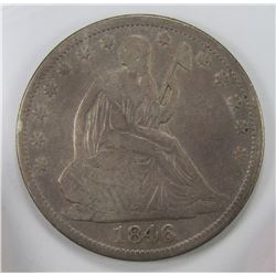 1846-O SEATED HALF DOLLAR