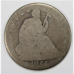 1855-O SEATED HALF DOLLAR