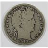 Image 1 : 1913 BARBER HALF DOLLAR- GOOD