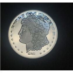 .999 BULLION 1OZ SILVER ROUND- MORGAN