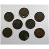 Image 2 : 8- LARGE CENTS- DAMAGED/HOLED/PROSITY