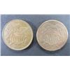Image 1 : 1866 & 1867 TWO CENT PIECES