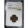 Image 1 : 1869 INDIAN CENT NGC VF30 BN