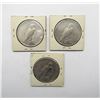 Image 2 : 3 - AU PEACE DOLLARS