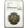 Image 1 : 1904-S BARBER HALF DOLLAR NGC FINE 15