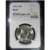 Image 1 : 1949-S FRANKLIN HALF DOLLAR NGC MS64