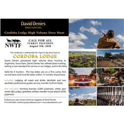 Cordoba Lodge High Volume Dove Hunt for 4