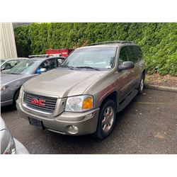 2003 GMC ENVOY 4DRSW, ANTIFREEZE IN ENGINE, BROWN VIN#1GTKDT13S132271951, 222,755KMS,