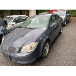 2008 PONTIAC G5, 2DR COUPE, GREY, VIN # 1G2AJ15F887110841
