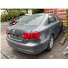 Image 2 : 2011 VOLKSWAGEN JETTA 2.5, 4DR SEDAN, GREY, VIN # 3VWDX7AJ8BM058934