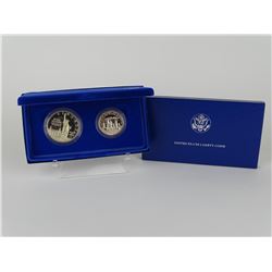 1986 U.S. LIBERTY PROOF TWO-COIN SET