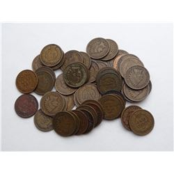 50 U.S. INDIAN HEAD CENTS