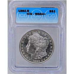 1882-S MORGAN SILVER DOLLAR