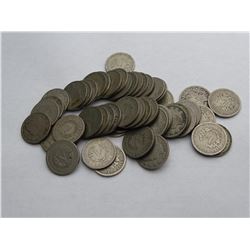 50 U.S. LIBERTY V-NICKELS