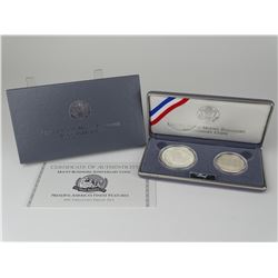 1991 MT. RUSHMORE TWO-COIN PROOF SET