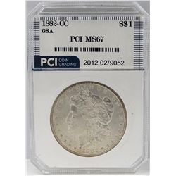 1882-CC MORGAN SILVER DOLLAR