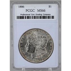 1886 MORGAN SILVER DOLLAR