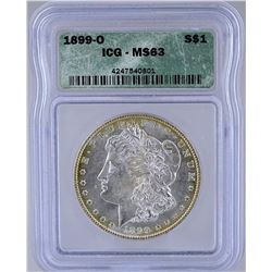 1899-O MORGAN SILVER DOLLAR