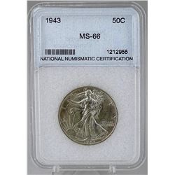 1943 WALKING LIBERTY HALF DOLLAR