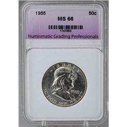 1955 FRANKLIN HALF DOLLAR