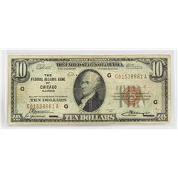 1929 U.S. NATIONAL CURRENCY NOTE - CHICAGO