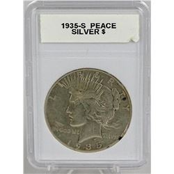 1935-S PEACE SILVER DOLLAR