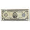 Image 1 : 1914 U.S. $5 LARGE NOTE