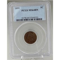 1891 INDIAN HEAD CENT