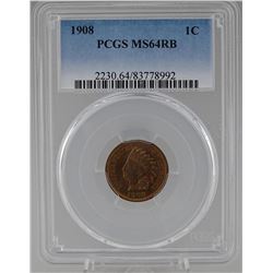 1908 INDIAN HEAD CENT