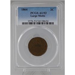 1864 U.S. TWO-CENT PIECE