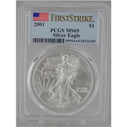 2001 AMERICAN SILVER EAGLE