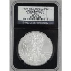2012-S AMERICAN SILVER EAGLE