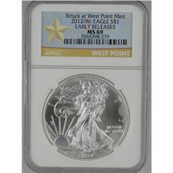 2012-W AMERICAN SILVER EAGLE